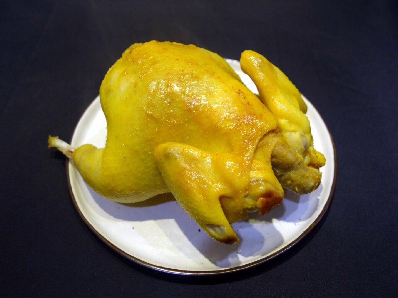 电饭锅版盐焗鸡的做法图解11