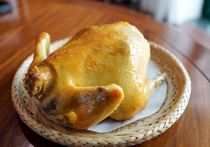 电饭锅版盐焗鸡的做法图解9